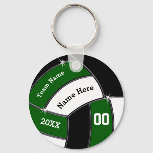 Porte-clés Porte - clés de volley-ball personnalisés vert, no