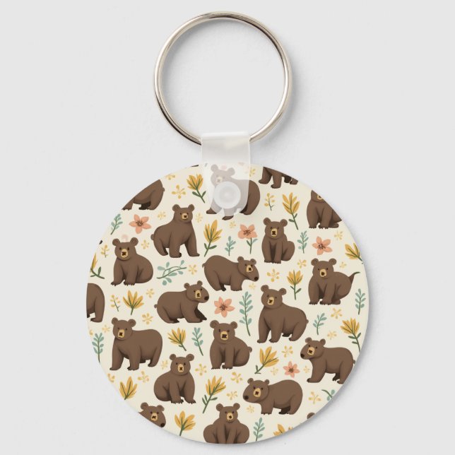 Porte-clés Porte - clés d'ours (Recto)