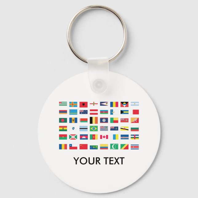 Porte-clés Porte - clés du pavillon mondial (Recto)