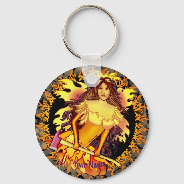 Porte-clés Porte - clés Fairy Firefighter (Recto)