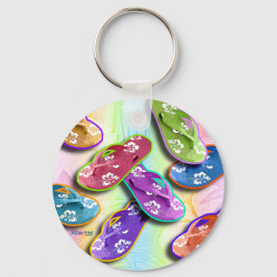 Porte-clés Porte - clés - FLIP FLOPS Pop Art