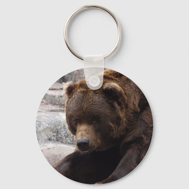 Porte-clés Porte - clés grizzly (Recto)