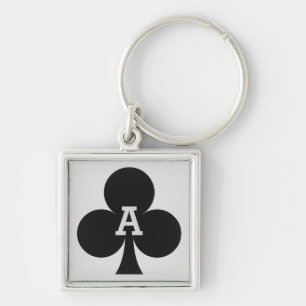 Porte-clés Porte - clés monogrammes personnalisés du lecteur 
