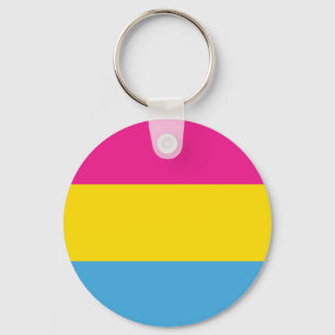 Porte-clés Porte - clés Pansexual de drapeau