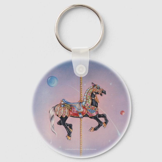 Porte-clés Porte - clés - Petaluma Carousel Horse 1 (Recto)