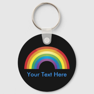 Porte-clés Porte - clés Rainbow classiques - Personnalisé