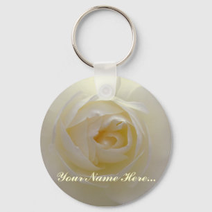 Porte-clés Porte - clés rose personnalisés Cadeaux de fleurs 