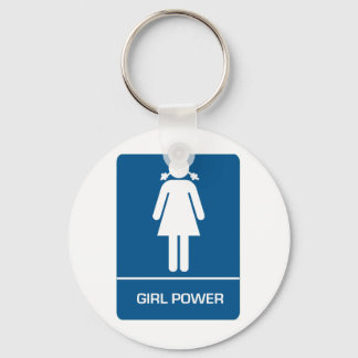 Porte-clés Porte de la salle de toilettes pour filles