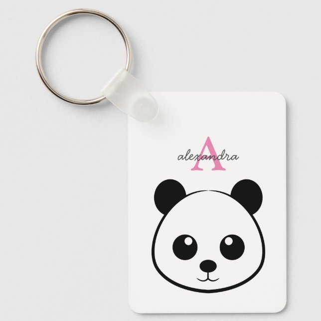 Porte-clés Porte-panda coutume Monogramme (Recto)