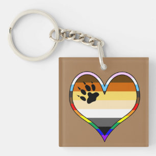Porte-clés Porte Pride Coeur Keychain
