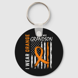 Porte-clés Portez Orange pour mon grand-fils Leucémie Cancer
