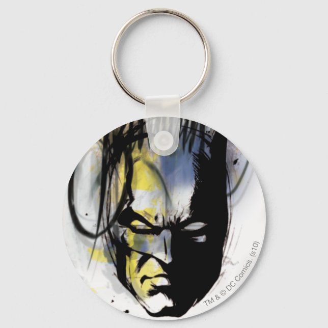 Porte-clés Portrait de Batman Airbrush (Recto)