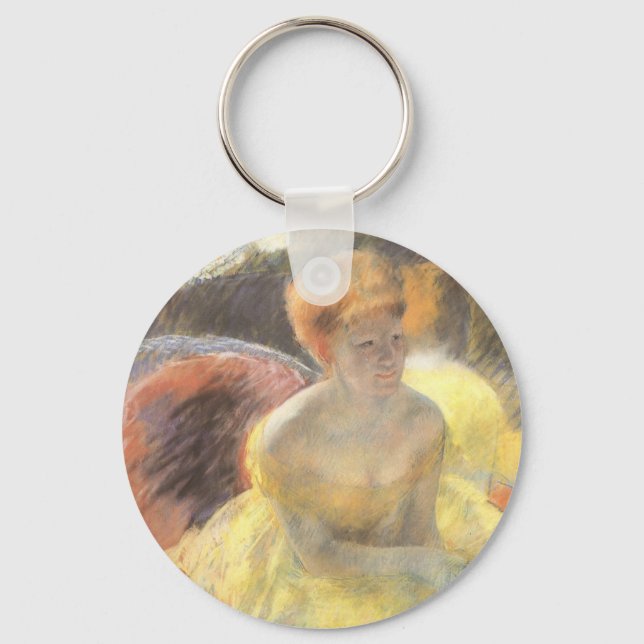 Porte-clés Portrait de Lydia à l'Opéra par Mary Cassatt (Recto)