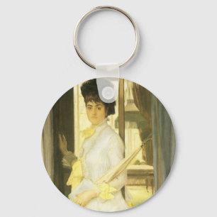 Porte-clés Portrait de Miss Lloyd par Tissot, Portrait Vintag