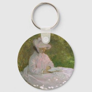 Porte-clés Portrait impressionniste de printemps, Claude Mone