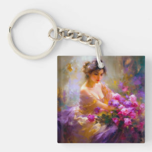 Porte-clés Portrait sensuel