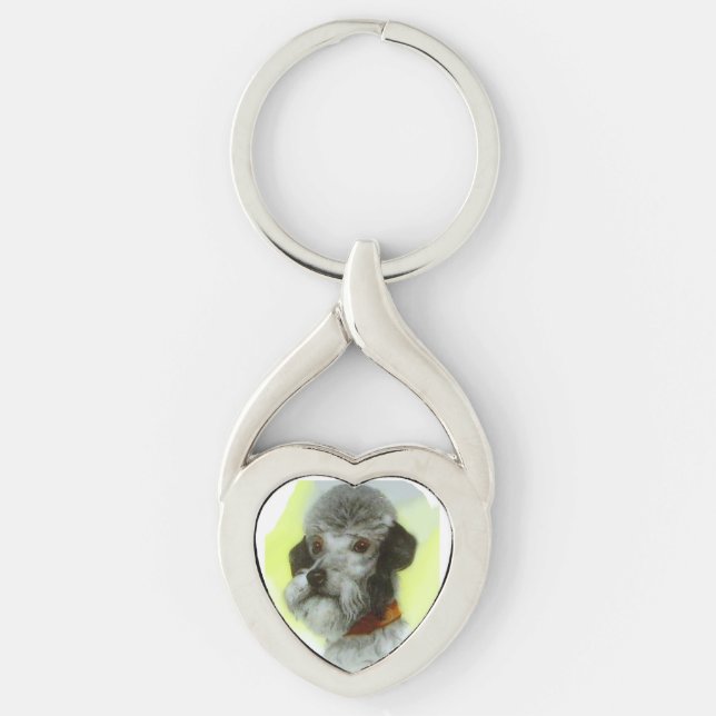 Porte-clés PORTRAITS DE CHIEN DE MINIATURE VICTORIENNE Aireda (Devant)