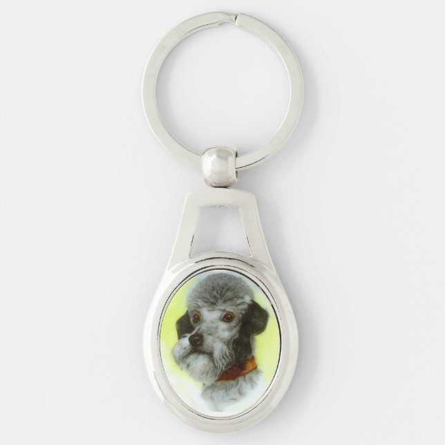 Porte-clés PORTRAITS DE CHIEN DE MINIATURE VICTORIENNE Aireda (Devant)