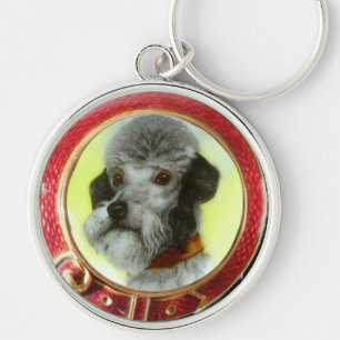 PORTE-CLÉS PORTRAITS DE CHIEN VICTORIEN MINIATURE AIREDAY TER