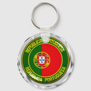 Porte-clés Portugal Round Emblem