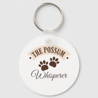 Porte-clés Possum Whisperer animal mignon pattes marsupiales 