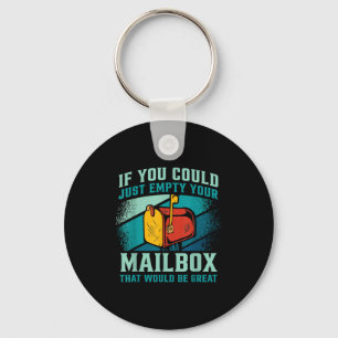 Porte-clés Postal Worker Si Vous Pouvez Juste Vider Votre Boî