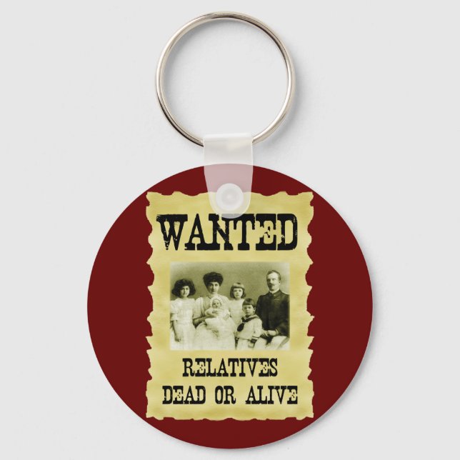 Porte-clés Poster Recherché (Recto)