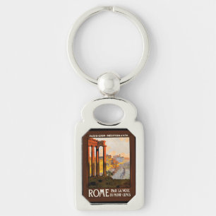 Porte-clés Poster Vintage voyage de Rome