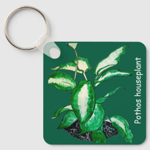 Porte-clés Pothos plante d'intérieur 