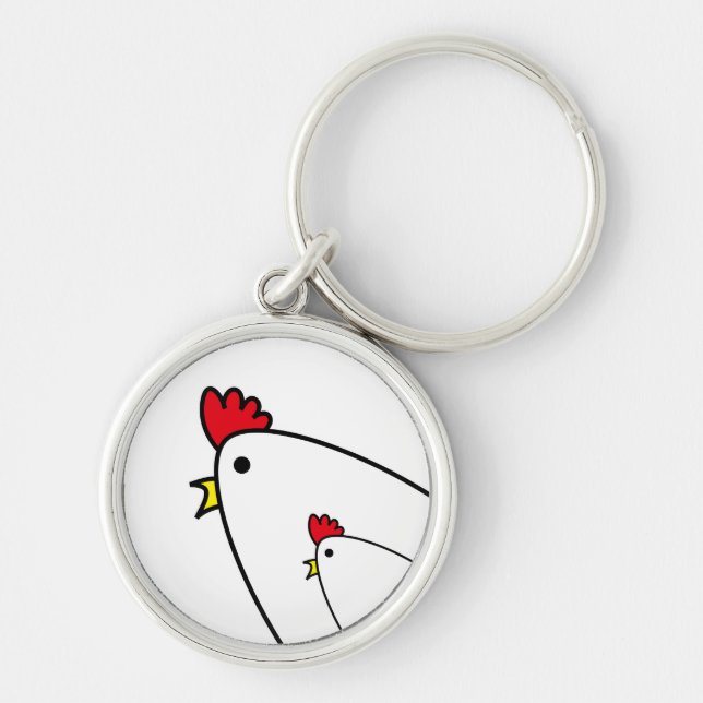 Porte-clés Poulets (Devant)