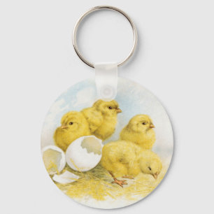 Porte-clés Poulets vintages pour bébés
