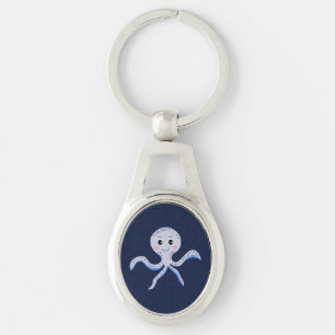 Porte-clés Poulpe sous la mer motif pour enfants