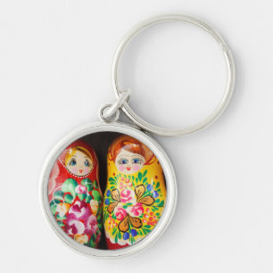 Porte-clés Poupées Matriochka Colorées