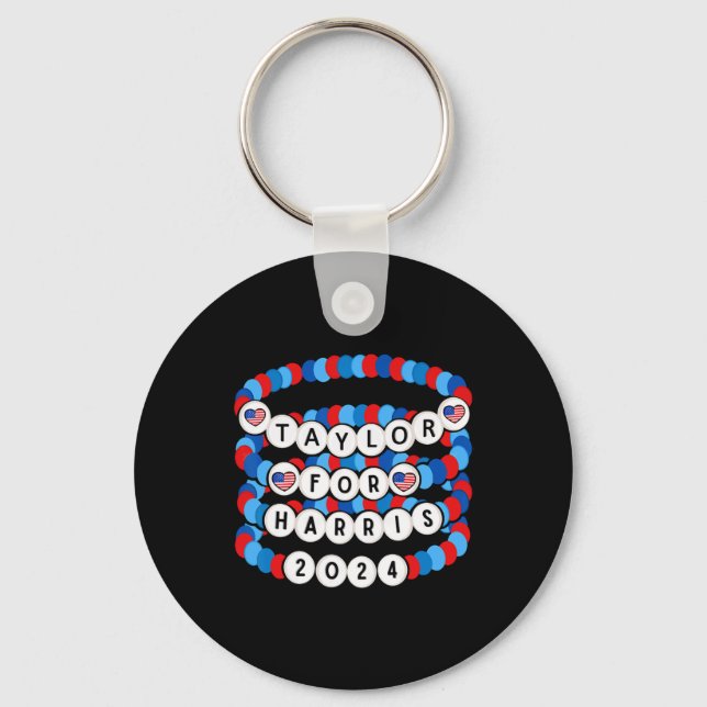 Porte-clés Pour Harris 2024 Charm Bracelet Support Kamala Har (Recto)