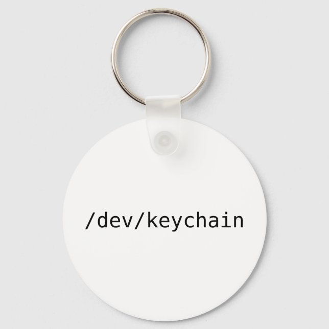 Porte-clés Pour les geeks Linux : le périphérique porte - clé (Recto)