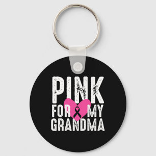 Porte-clés Pour ma grand-mère Famille de sensibilisation au c