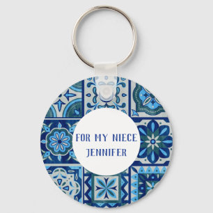 Porte-clés Pour mon neveu nièce 15e anniversaire cadeau Azule