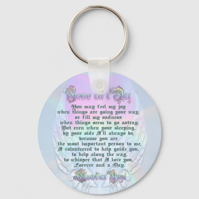 Porte-clés Pour toujours et pour un jour (Recto)