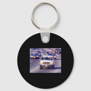 Porte-clés Poursuite en voiture de police de Trump et Vance g