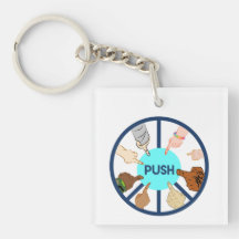 POUSSEZ le porte - clé