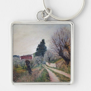 Porte-clés PREMIER PRINTEMPS EN GOUVERNALAIS / Paysage Toscan