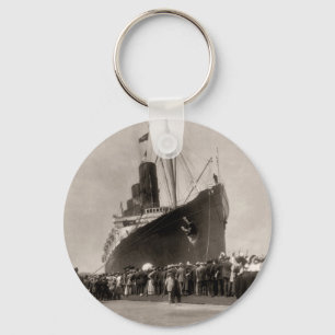 Porte-clés Premier voyage du Lusitania de RMS, 13 Septemeber