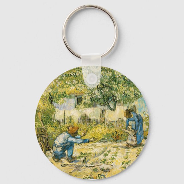 Porte-clés Premières étapes par Vincent van Gogh 1890 (Recto)