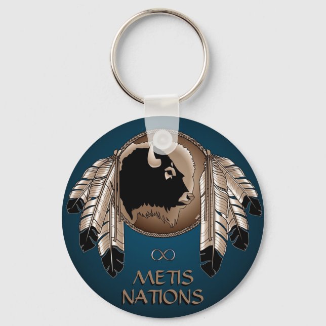 Porte-clés Premières nations Porte - clés Art de la faune (Recto)