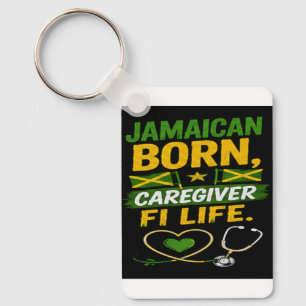 Porte-clés Prestataire de soins de vie née en Jamaïque