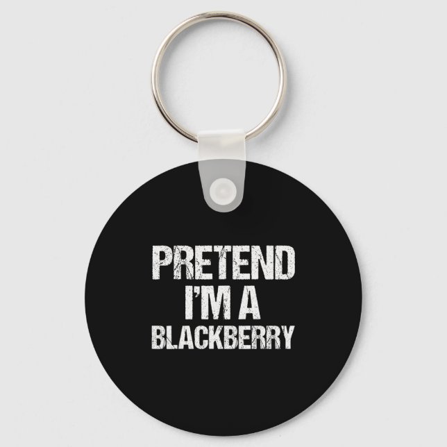 Porte-clés Pretend I'm A Blackberry Funny Lazy Halloween Cost (Recto)