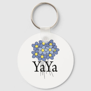 Porte-clés Pretty Blue Flower YaYa T-shirt