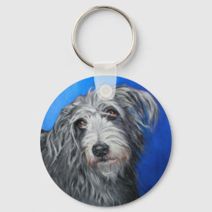 Porte-clés 'Pretty Poppy' - Lurcher girl