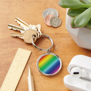Porte-clés Pride lgbtq lgbt couleurs arc-en-ciel motif