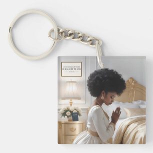 Porte-clés Prier Mère Acrylique